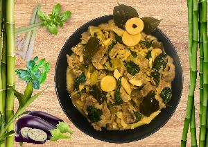 Porc sauté au curry vert