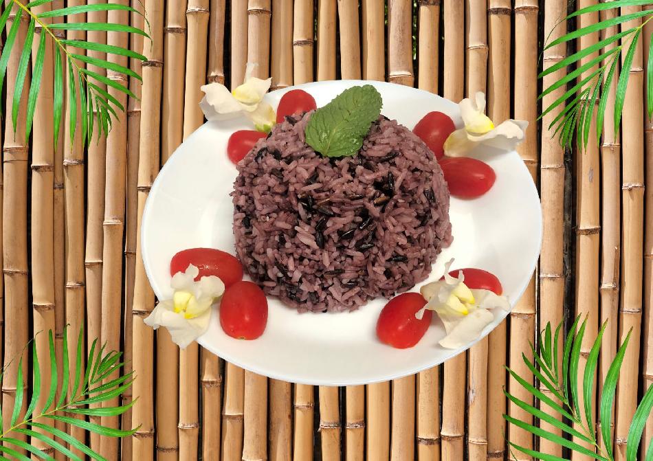 Riz violet thaï fait maison