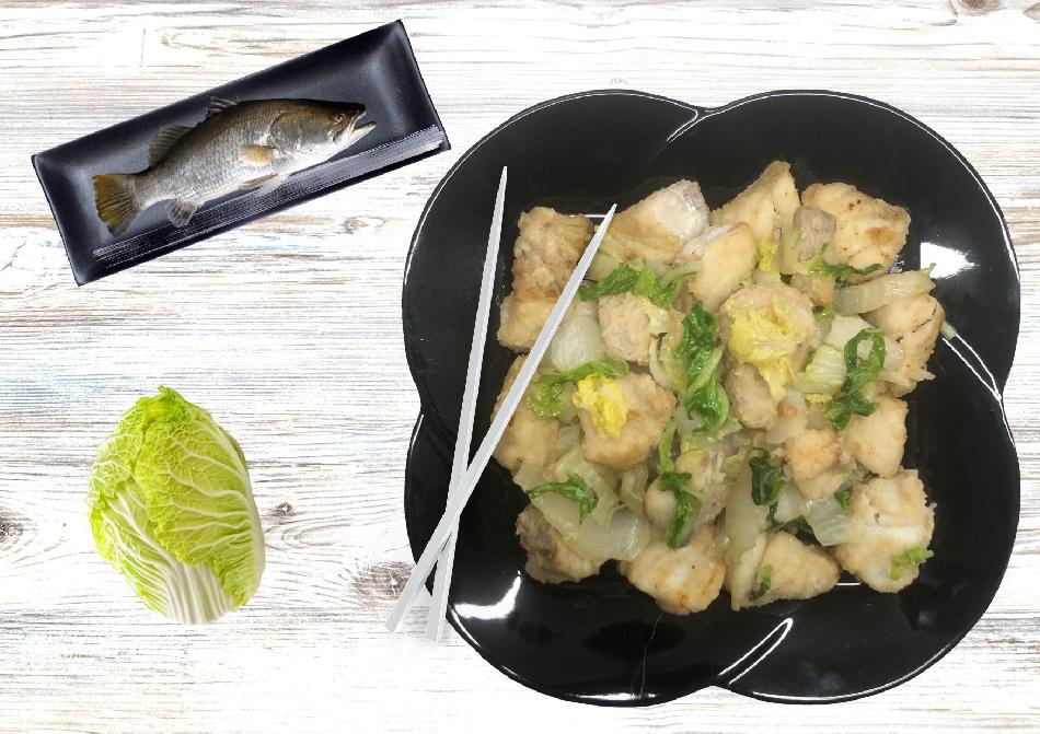 Poisson au chou chinois 
